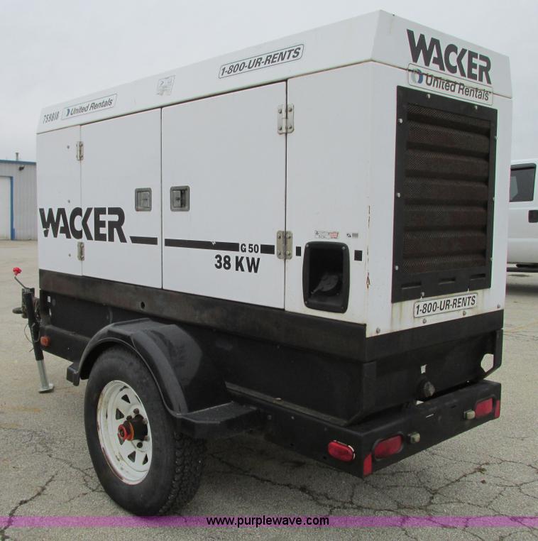 image for item G9222 2005 Wacker G50 generator