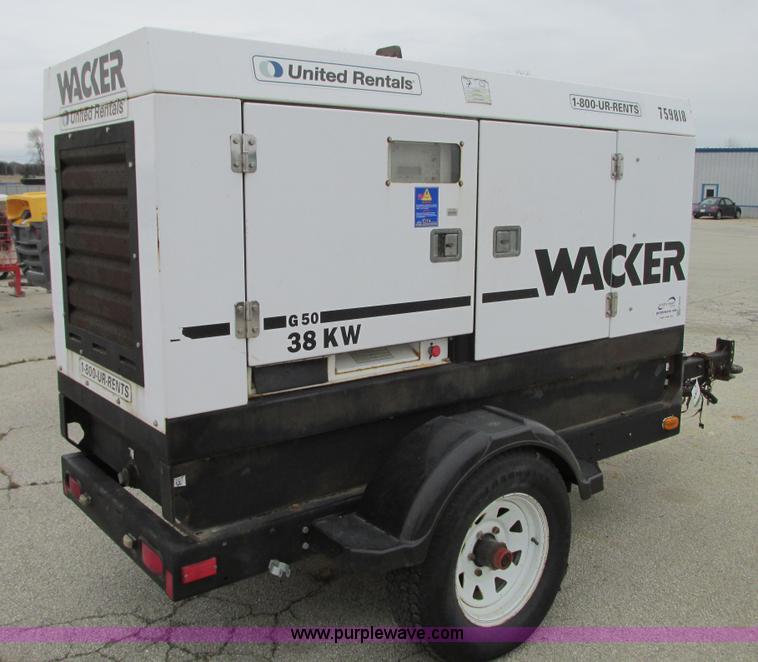 image for item G9222 2005 Wacker G50 generator