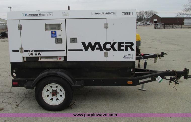 image for item G9222 2005 Wacker G50 generator