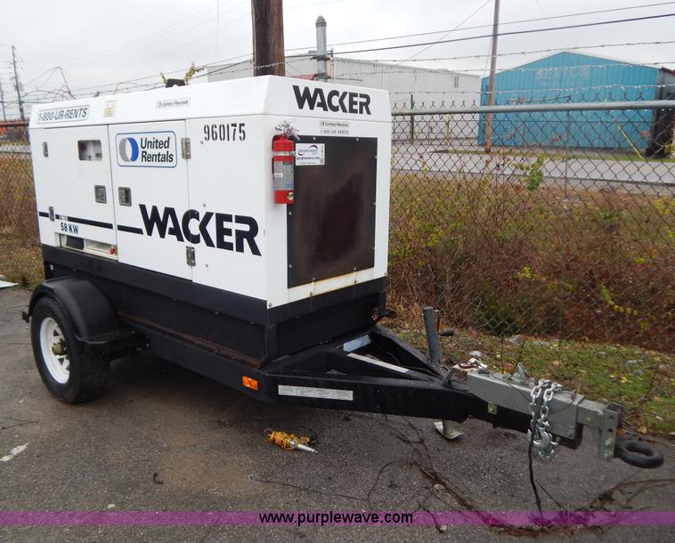 image for item H3914 2007 Wacker G70 generator