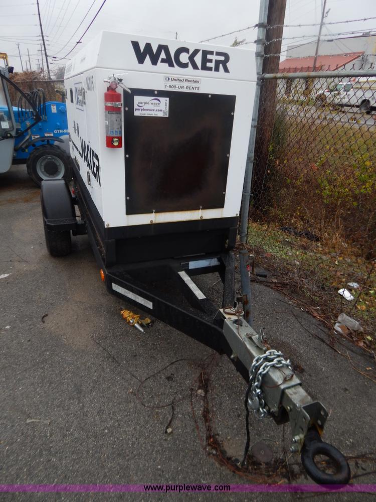 image for item H3914 2007 Wacker G70 generator
