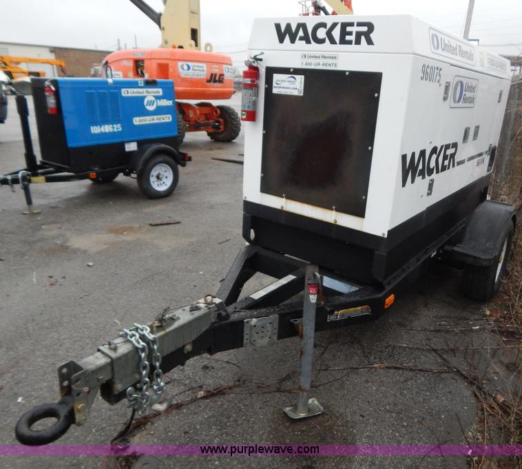 image for item H3914 2007 Wacker G70 generator