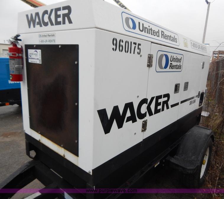 image for item H3914 2007 Wacker G70 generator