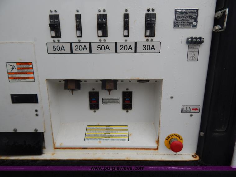 image for item H3914 2007 Wacker G70 generator