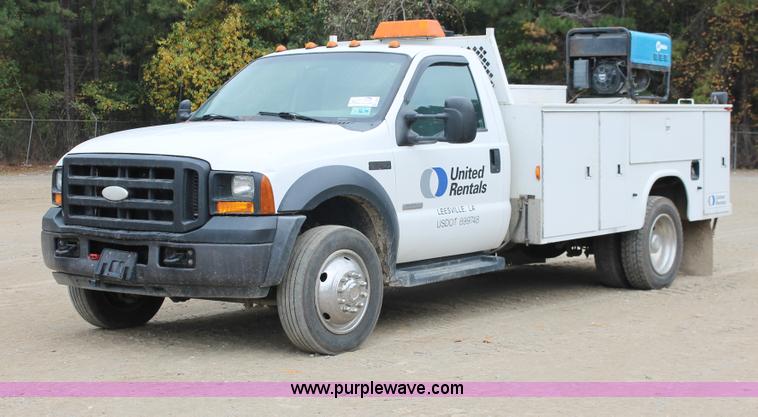 image for item H8405 2007 Ford F550 Super Duty XL service truck