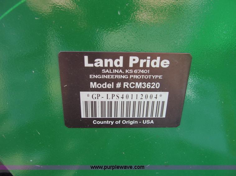 image for item AR9119 Land Pride RCM3620 Plainsman rotary mower