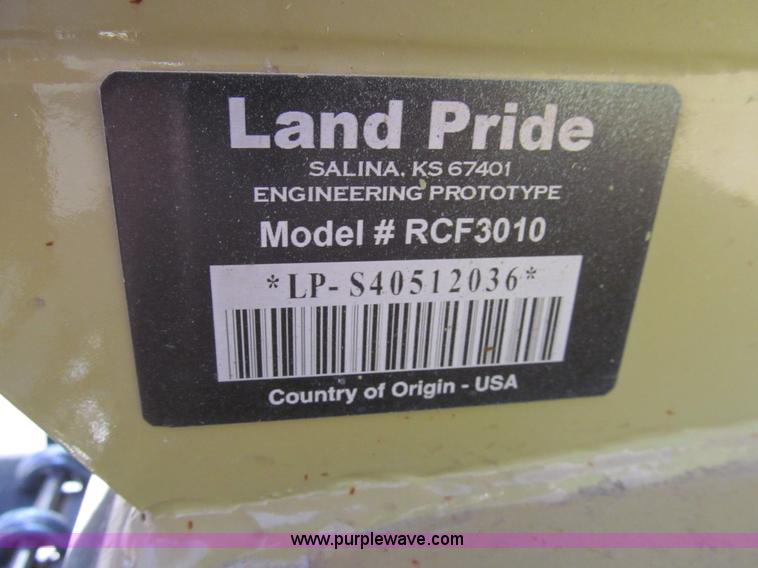 image for item AR9121 Land Pride RCF3010 10' rotary mower