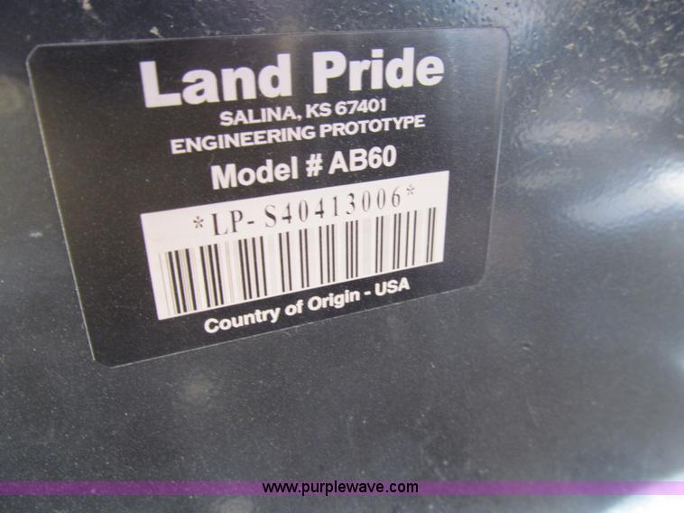 image for item AR9123 Land Pride AB60 60" angle broom attachment