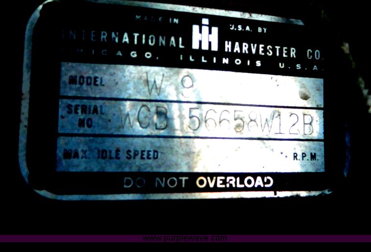 image for item AZ9013 McCormick W9 tractor