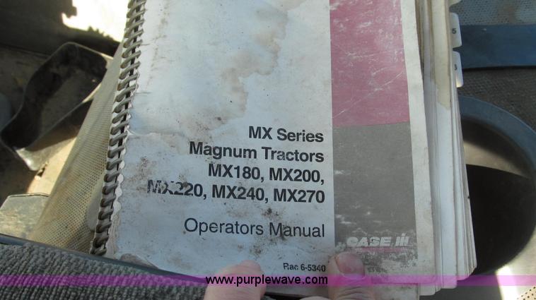 image for item G2186 1999 Case IH MX270 Magnum MFWD tractor