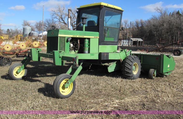 image for item G9722 1982 John Deere 2420 self-propelled swather
