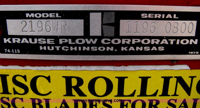 image for item H4426 Krause 2196WR disk