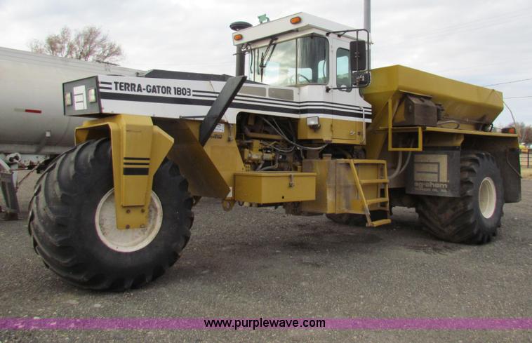 image for item H7265 Ag-Chem TerraGator 1803 dry fertilizer spreader