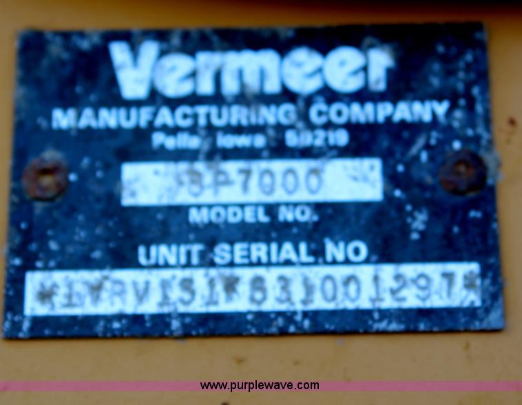 image for item H7929 Vermeer BP7000 bale processor
