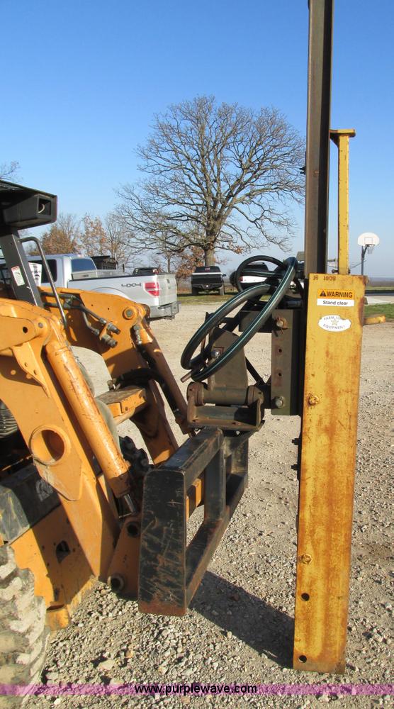 image for item AC9965 Farm Star hydrualic post driver skid steer attachment
