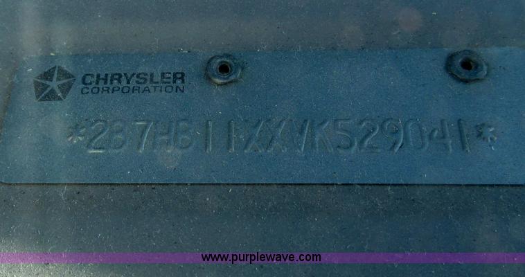 image for item F7194 1997 Dodge Ram Van 1500 cargo van