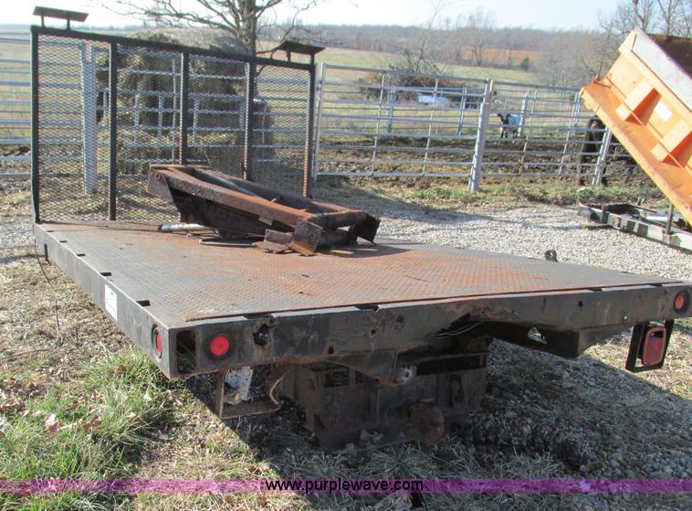 image for item G9380 Steel flatbed with hoist
