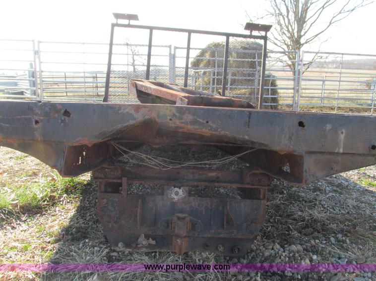 image for item G9380 Steel flatbed with hoist