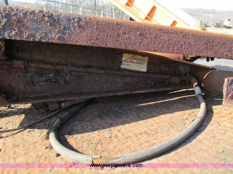 image for item G9380 Steel flatbed with hoist