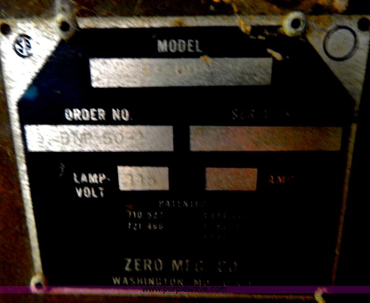 image for item H3925 Zero B-300-F bead blasting cabinet and filter