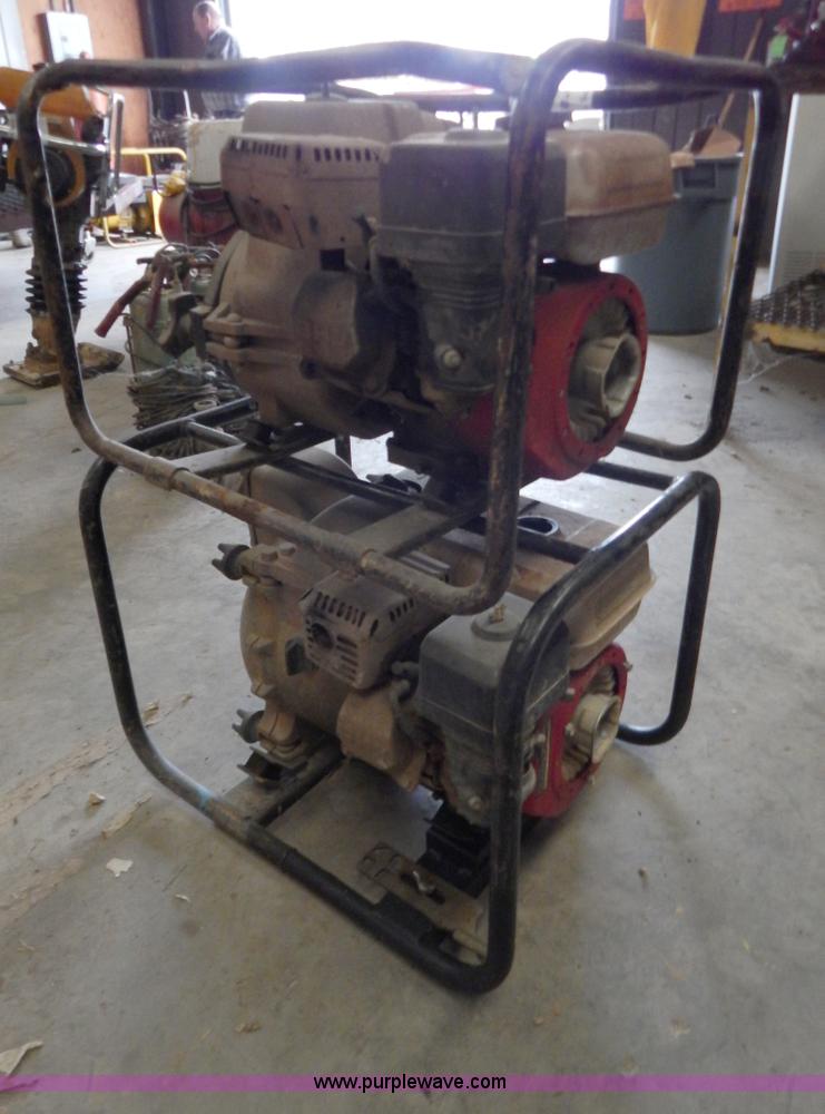 image for item H3929 (2) Honda WT20X trash pumps