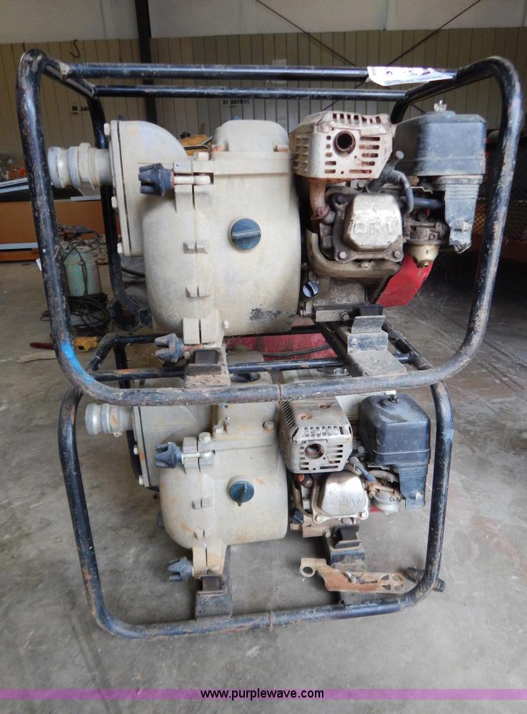 image for item H3934 (2) Honda WT20X trash pumps