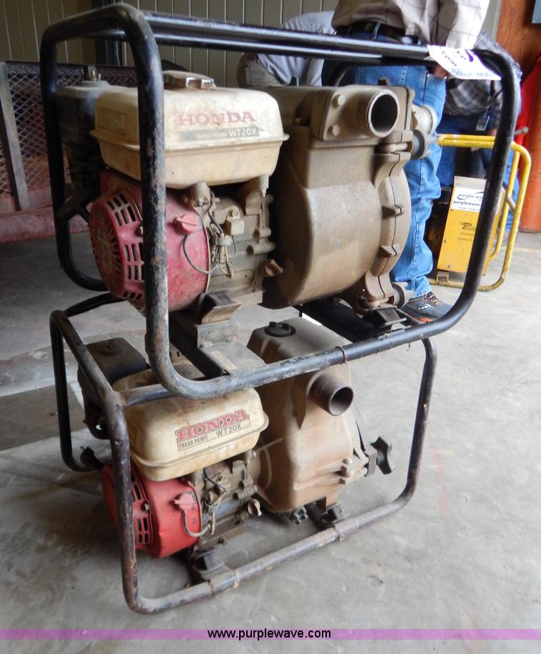 image for item H3935 (2) Honda WT20X trash pumps