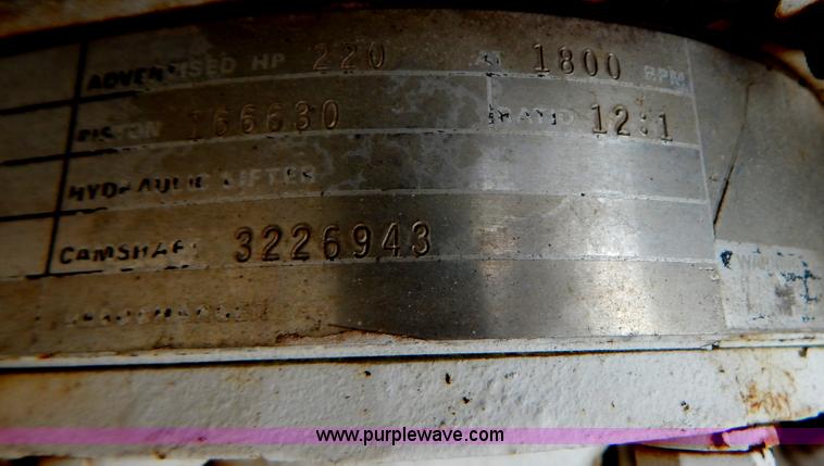 image for item H3948 Cummins natural gas pump engine