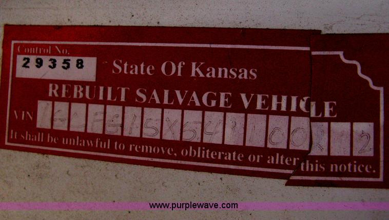 image for item H4479 2004 Chevrolet Express 1500 van