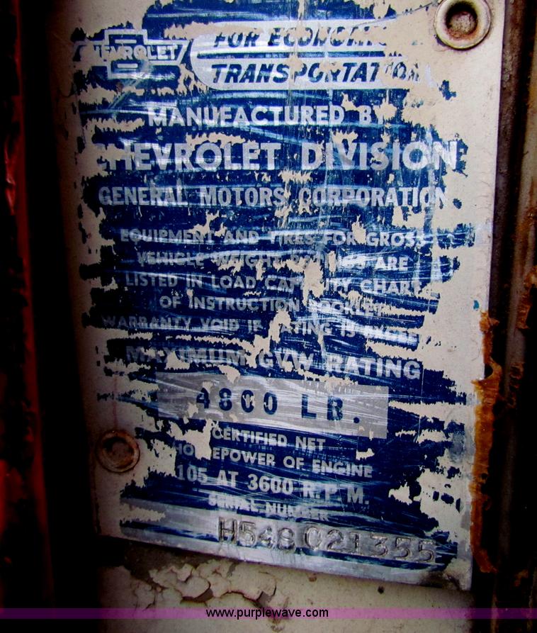 image for item H7282 1954 Chevrolet 3100 pickup truck