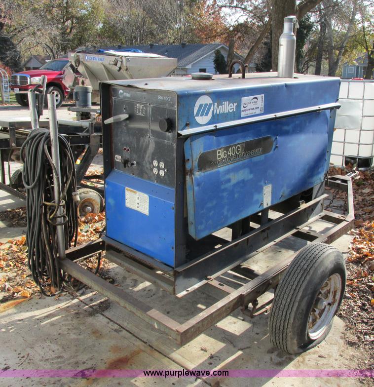 image for item F5389 Miller Big 40G towable welder generator