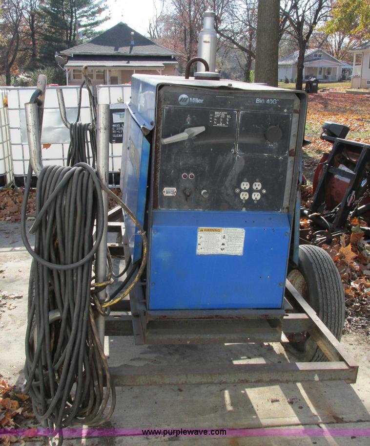 image for item F5389 Miller Big 40G towable welder generator