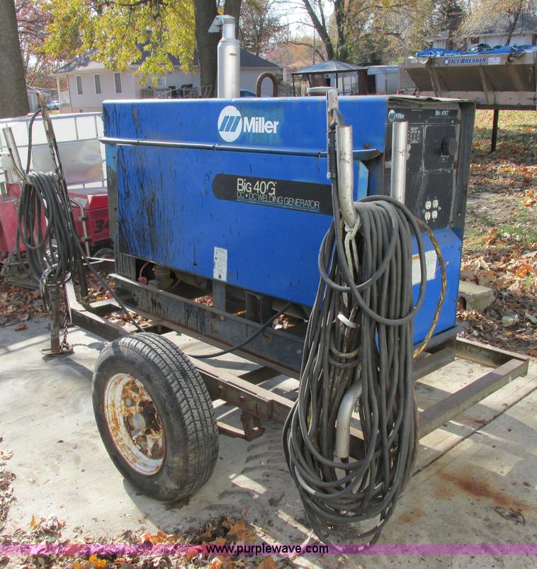 image for item F5389 Miller Big 40G towable welder generator