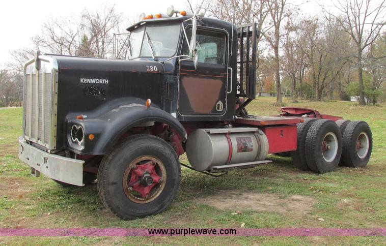 image for item F5394 1973 Kenworth semi truck