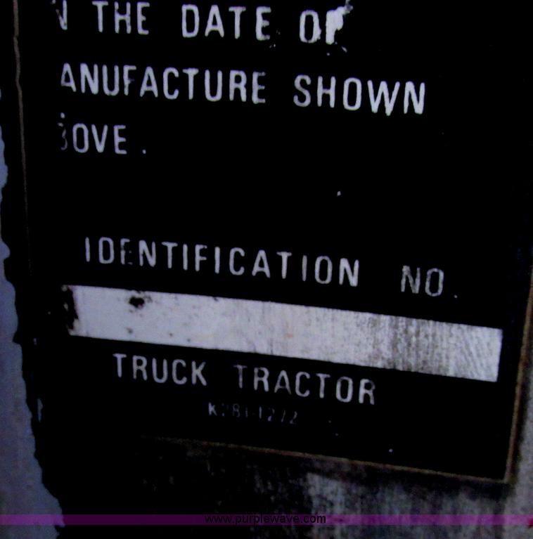 image for item F5394 1973 Kenworth semi truck