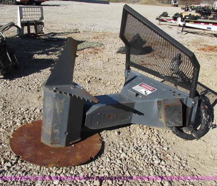 image for item F5406 Sidney Manufacturing Land Shark skid steer tree saw