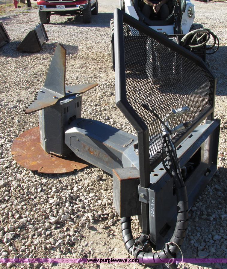 image for item F5406 Sidney Manufacturing Land Shark skid steer tree saw