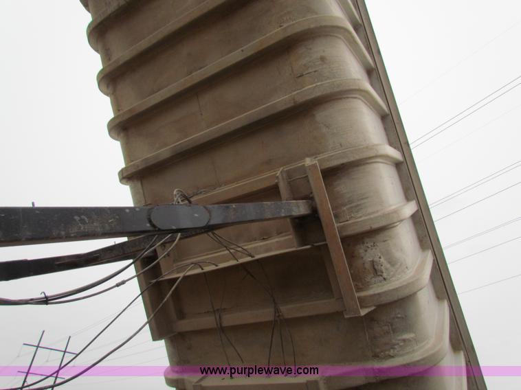 image for item G4376 1980 shop built 28' aluminum barrel end dump trailer