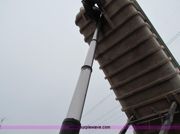 image for item G4376 1980 shop built 28' aluminum barrel end dump trailer