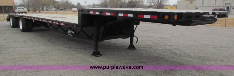 image for item G4377 2012 Jetco 531 step deck trailer