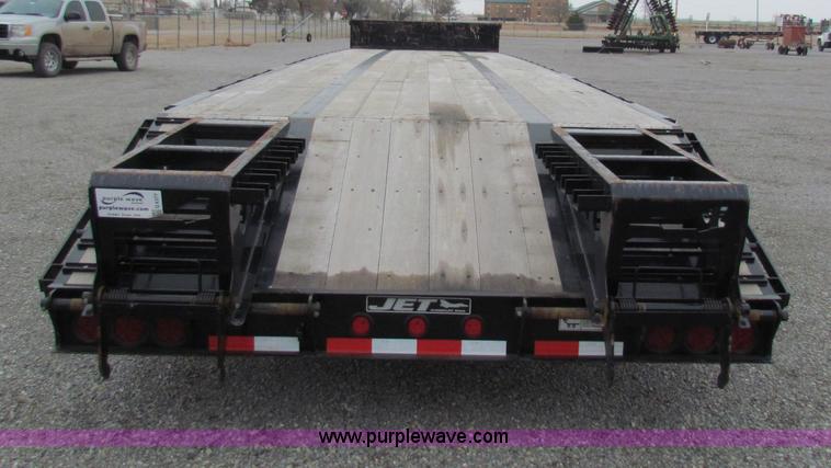 image for item G4377 2012 Jetco 531 step deck trailer