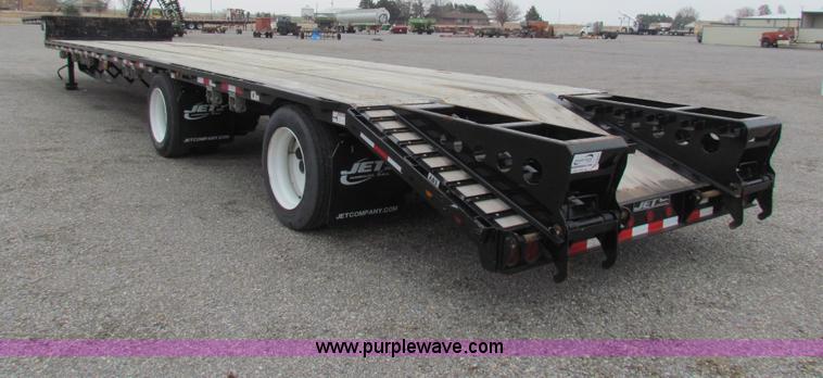 image for item G4377 2012 Jetco 531 step deck trailer