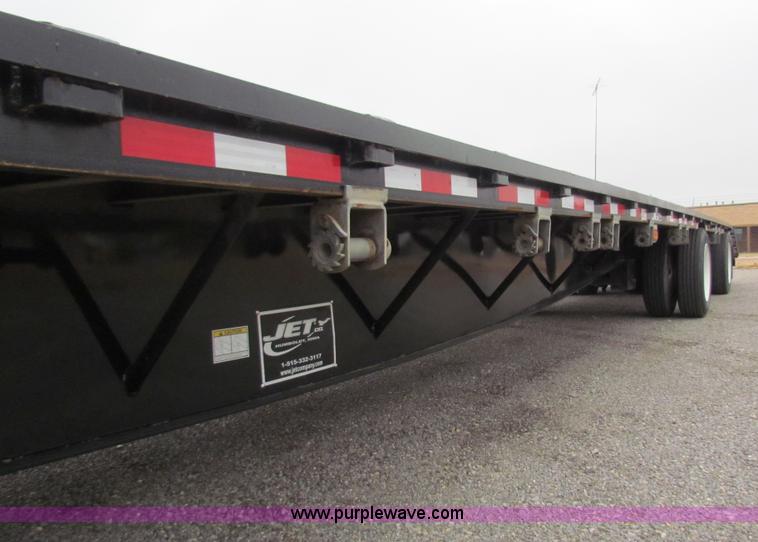 image for item G4377 2012 Jetco 531 step deck trailer