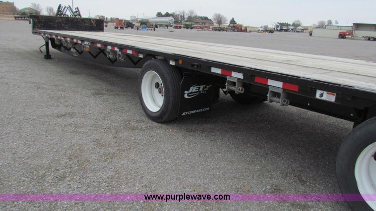 image for item G4377 2012 Jetco 531 step deck trailer