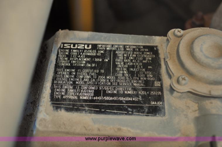 image for item G6204 2004 John Deere 80C excavator