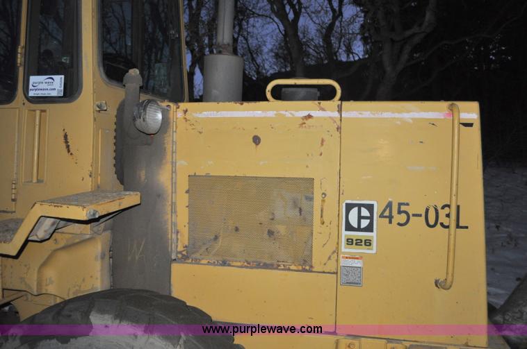 image for item G6209 1987 Caterpillar 926 wheel loader