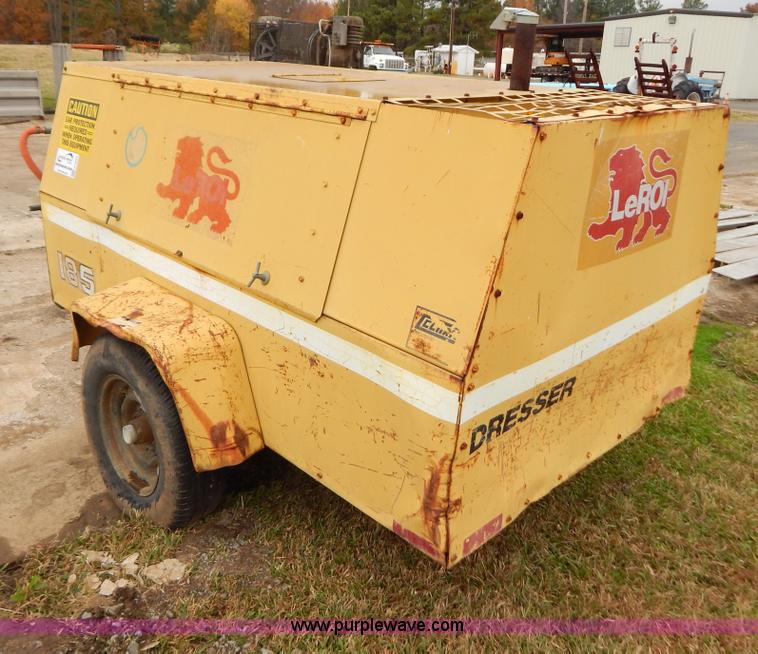 image for item H3953 1990 Leroi Dresser 185 air compressor