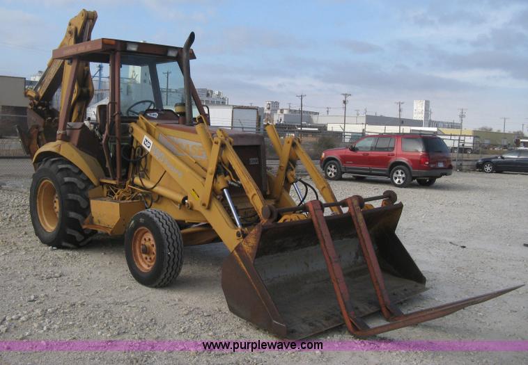 image for item H4344 1991 Case 580 Super K Construction King backhoe