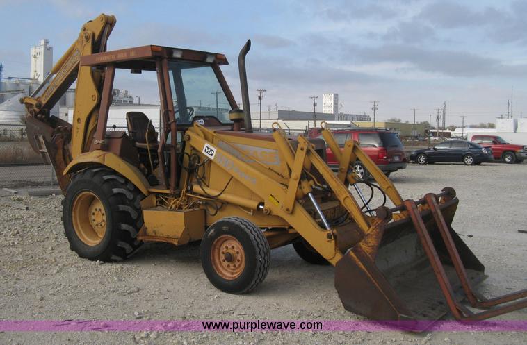image for item H4344 1991 Case 580 Super K Construction King backhoe