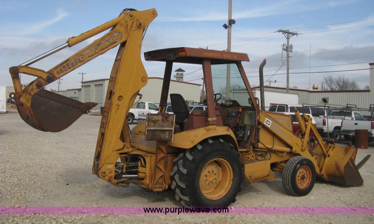 image for item H4344 1991 Case 580 Super K Construction King backhoe